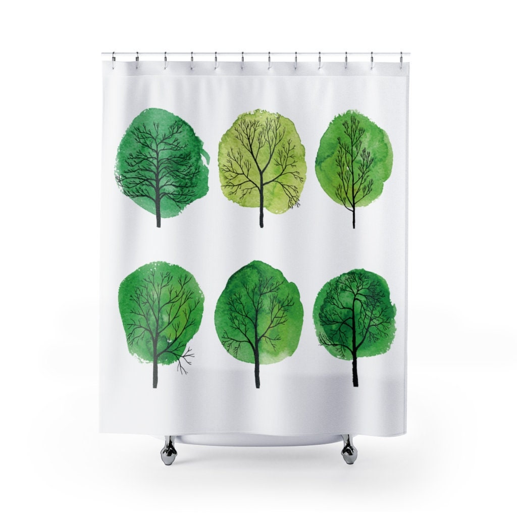 Bright Contemporary Shower Curtain | Cool Design Bathroom Accessory | Designer Shower Curtain | Luxury Shower Curtains
