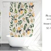 Bright Fresh Color Orange Tree Shower Curtain - Heavy Duty and Waterproof Polyester Fabric