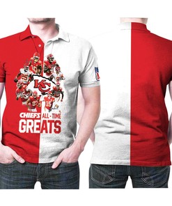 Bring Back the Memories with Kansas City Chiefs Greats Players Signatures Nfl American Football Team Polo Shirt