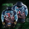 Bring Out the Fan in You with Custom Sport All Over Print Hoodie 3D for New England Patriots Fans