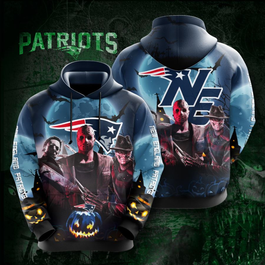 Bring Out the Fan in You with Custom Sport All Over Print Hoodie 3D for New England Patriots Fans