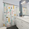 Bring the beach vibes to your bathroom with this Beach Pattern Shower Curtain.
