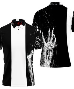 Bring the heat in this Cannibal Corpse Skeleton Ghost Jersey 3D Polo Shirt! Featuring an All Over Print design