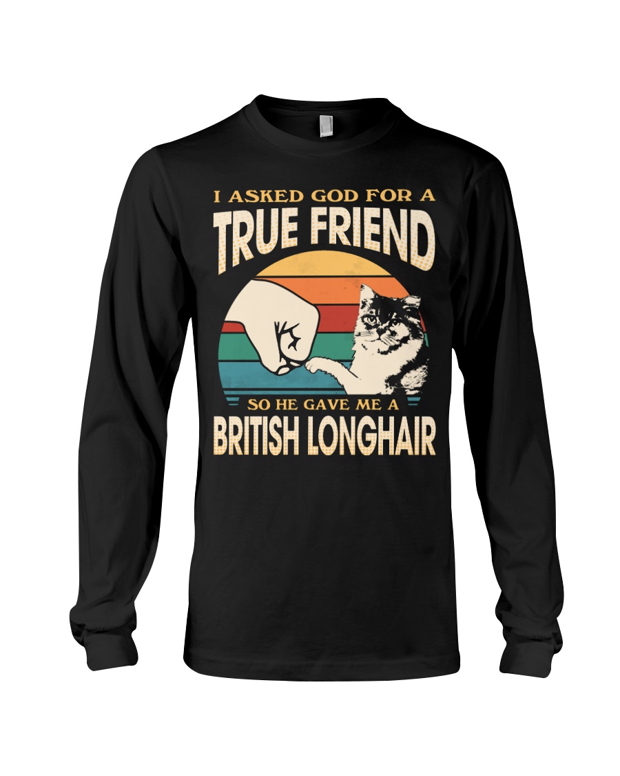 British Longhair Cat T-Shirt - A Beautiful Addition To Your Cat Clothing Collection - Image 3