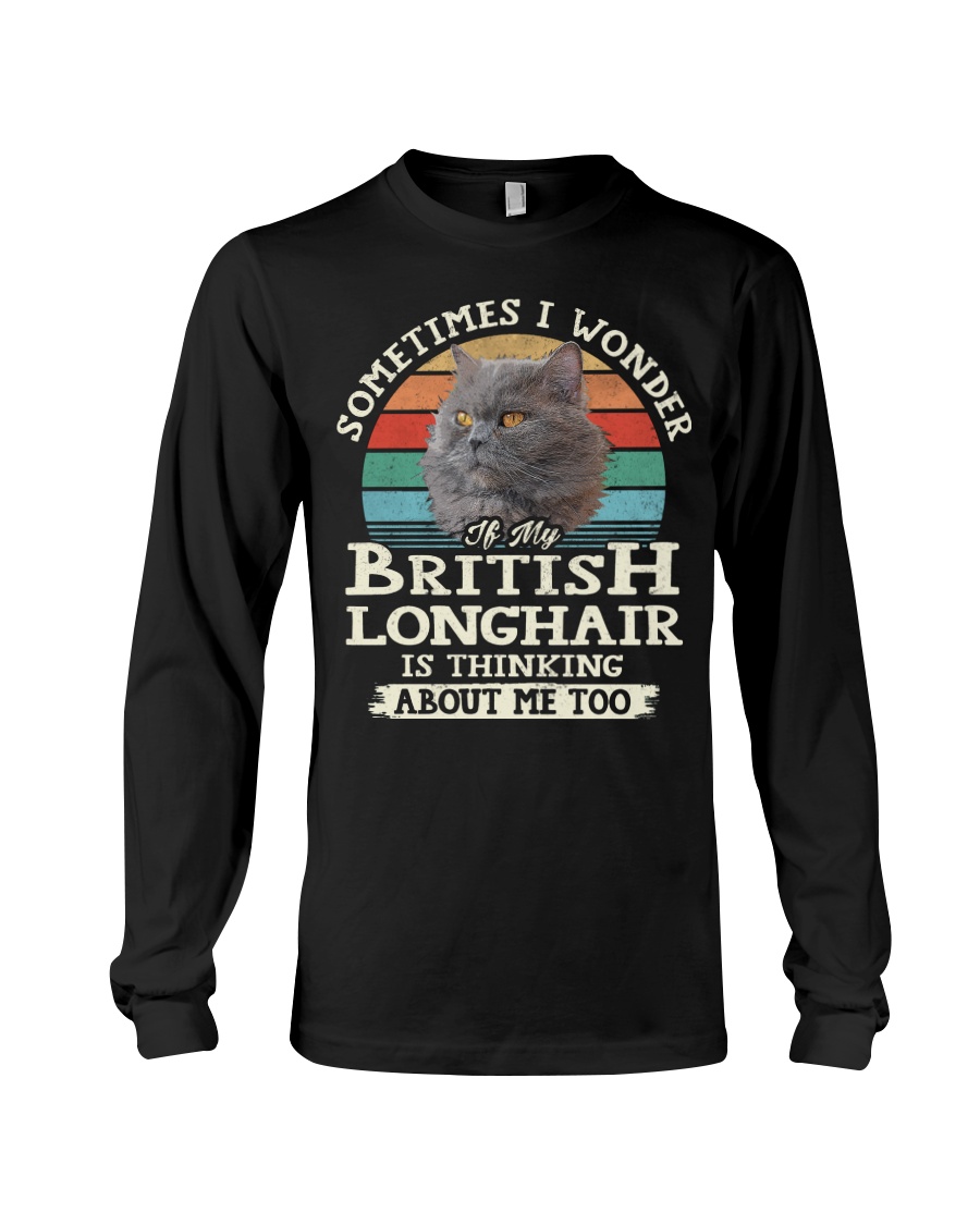 British Longhair Love Premium T-Shirt, Cozy Hoodie And Elegant Sweatshirt - Image 3