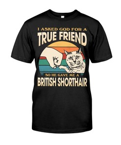 British Shorthair Cat T-Shirt - Celebrate Your Elegant Feline Friend