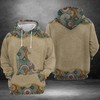 British Shorthair Mandala All Over Print 3D Hoodie