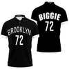 Brooklyn Nets Biggie Black Music Edition 2019 Jersey Inspired 3D All Over Print Polo Shirt