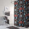 Brown Batik Turtle Disney Shower Curtain with Optional Bath Towels and Bath Mat for a Tropical Bathroom Decor