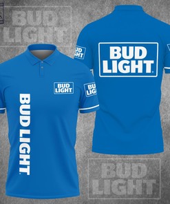 Bud Light Drinking Polo Shirt with Personalized 3D Design