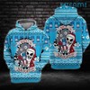 Bud Light Hoodie with Jack Skellington Santa Beer Lovers Gift All Over Print Design