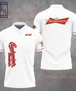 Budweiser Drinking Polo Shirt with Unique 3D Design and All Over Print