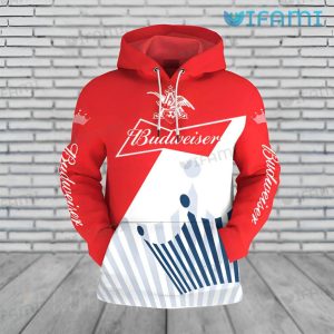 Budweiser Eagle Logo All Over Print Hoodie for Men - Beer Lovers Gift - Image 2