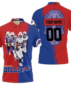 Buffalo Bills 2020 AFC East Division Champions Poco Loco Skull Personalized 3D All Over Print Polo Shirt
