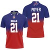 Buffalo Bills' Jordan Poyer Great Player NFL American Football Team: 3D Printed Allover Polo Shirt