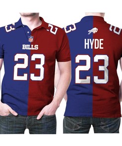 Buffalo Bills Micah Hyde #23 Great Player Nfl Vapor Limited Royal Red Two Tone Jersey Style Personalized Polo Shirt