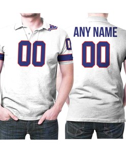 Buffalo Bills Nfl American Football Team White Vintage 3d Designed All-Over Custom Polo Shirt