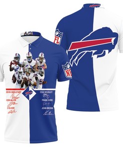 Buffalo Bills Players Signed 3d Jersey All Over Print Polo Shirt is a great addition to any fan's collection