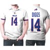 Buffalo Bills Stefon Diggs #14 Nfl Great Player American Football 3d Designed All-Over Gift For Bills Fans Polo Shirt