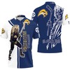 Buffalo Sabres and zombies with Buffalo Sabres and Zombie For Fans Breathable Fabric Polo Shirt with All-Over Print