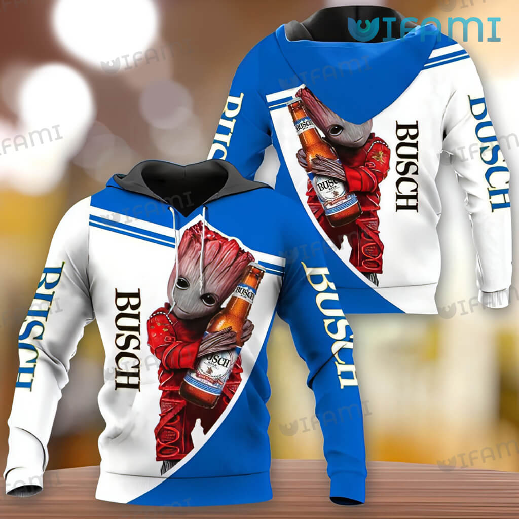 Busch Beer Groot All Over Print 3D Hoodie Gift For Beer Lovers