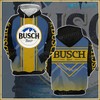 Busch Beer Mountain Logo All Over Print 3D Hoodie Beer Lovers Gift