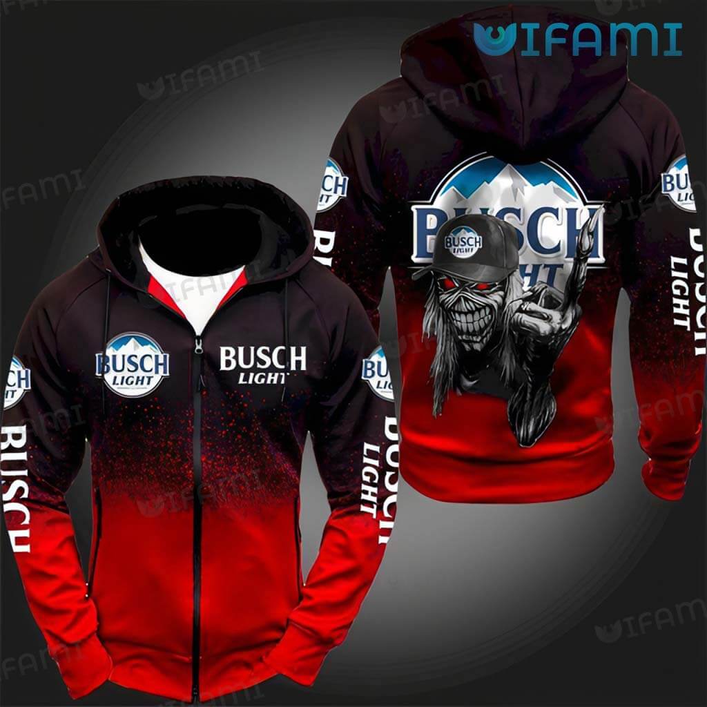 Busch Light Danger All Over Print Hoodie for Beer Lovers