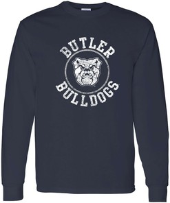 Butler Bulldogs Distressed Circle Logo Shirt Sweatshirt Hoodie, Fan Gifts