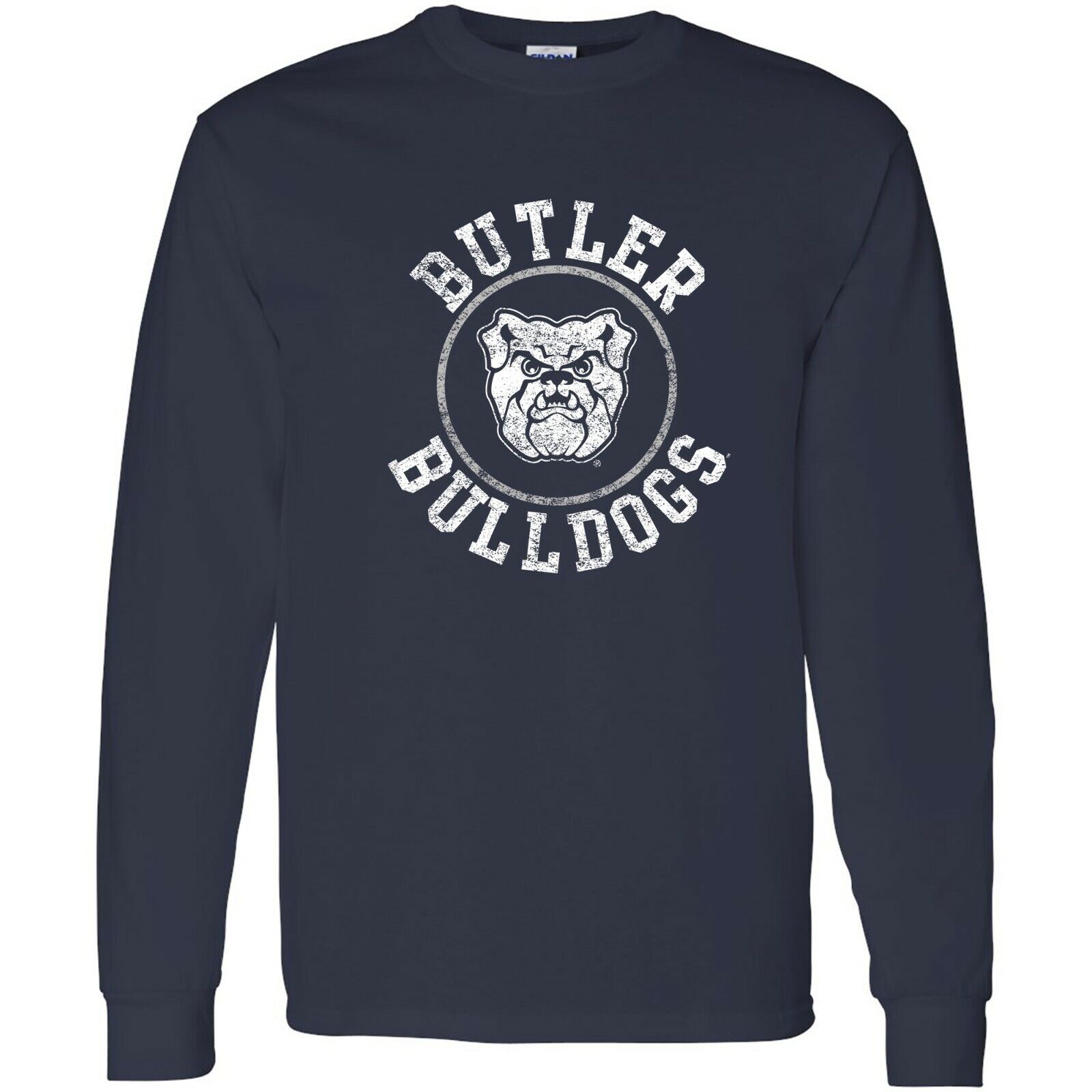 Butler Bulldogs Distressed Circle Logo Shirt Sweatshirt Hoodie, Fan Gifts