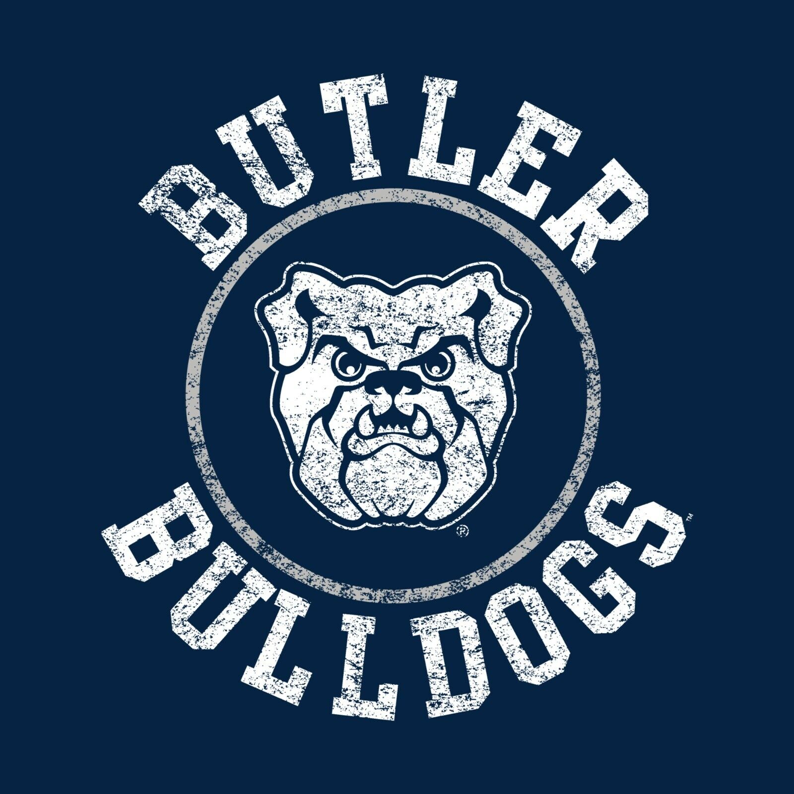 Butler Bulldogs Distressed Circle Logo Shirt Sweatshirt Hoodie, Fan Gifts - Image 2