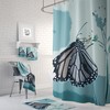 Butterfly Print Shower Curtain, Add a Whimsical Touch to Your Bathroom Decor