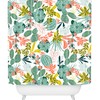 Cactus Print Boho Shower Curtain / Bathroom Decor / Home Decor / Fabric Bath Curtain