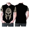 Camo Pattern American Flag 3D Printed Knight Polo Shirt - The Perfect Gift for Freemasonry Enthusiasts