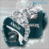 Camo Pattern Blue Mix Logo Philadelphia Eagles Hoodie 3D with All Over Print