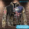 Camo USA Flag Personalized Philadelphia Eagles Army 3D Hoodie with Custom Print