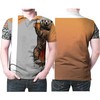 Camping Lovers, You'll Love This 3D Printed Bear Drinking Beer All Over Print Polo Shirt.