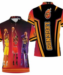 Captivate with Michael Jordan Jump Shot on NBA Legend Michael Jordan 3D All Over Print Polo Shirt