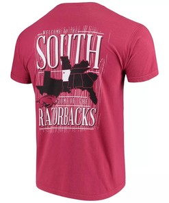 Cardinal Arkansas Razorbacks Welcome To The South Comfort Colors T-Shirt, Hogs Shirt Gifts For Razorbacks Lover