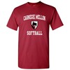 Carnegie Mellon Univ. Arch Logo Softball Shirt Sweatshirt Hoodie, Fan Gifts