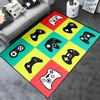 Cartoon Gamepad T-Shirt, Hoodie, and Sweatshirt Rugs for Kids' Game Room Decor, Refresh Game Space with Game-inspired Area Rugs