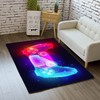 Casual Gamer Hoodie Carpet for Boys' Playroom: Non-Slip Floor Mat with 3D Printed Gamepad and Controller Design