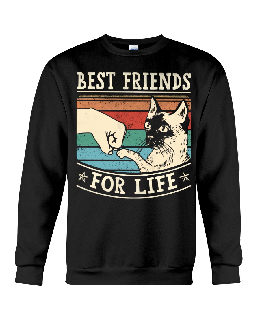 Cats Shirt Gift For Cat Lovers - Best Friends For Life Sweatshirt - Image 4