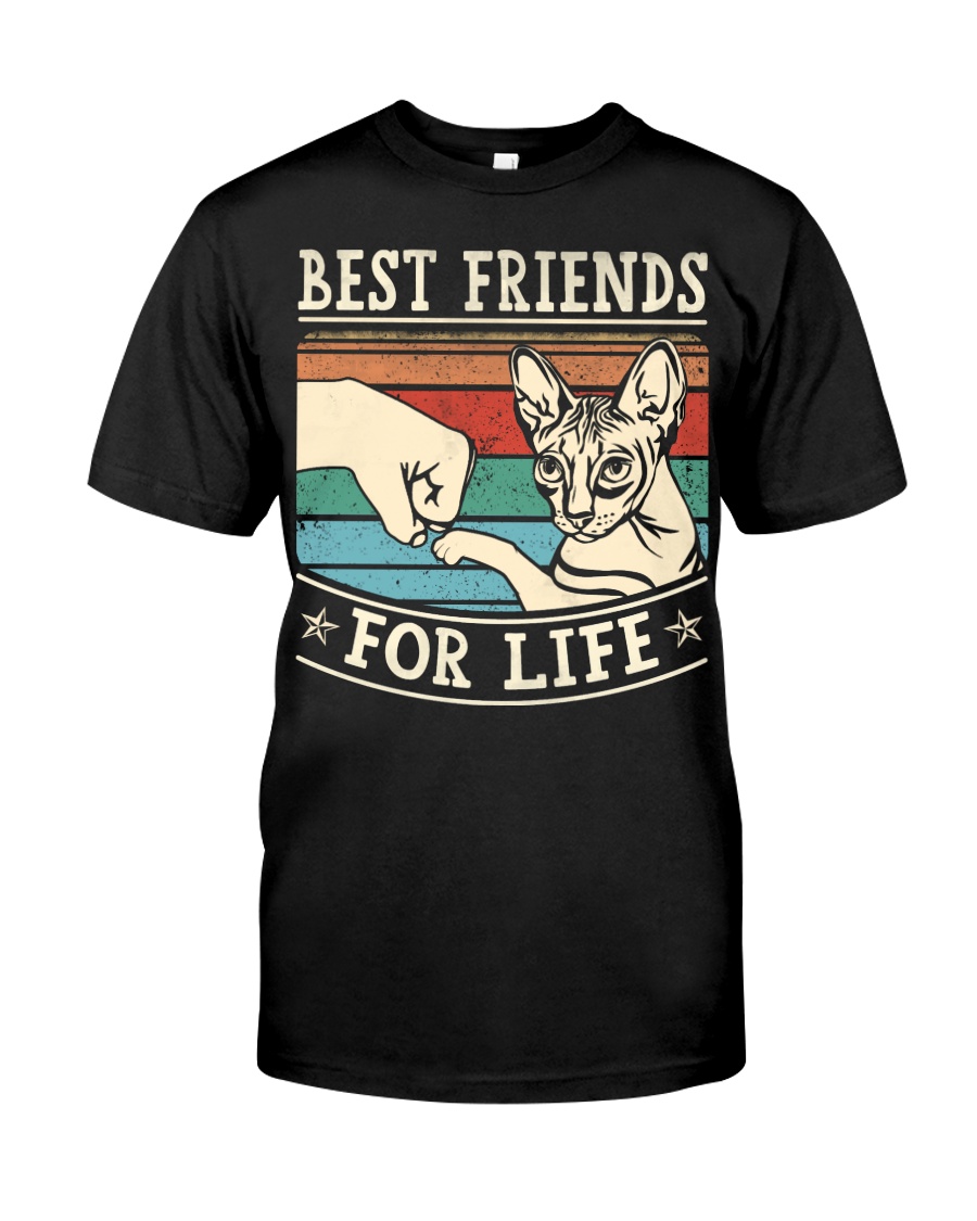 Cats Shirt Gift For Friend - Best Friends For Life T-Shirt