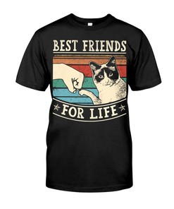 Cats Shirt Gift For Your Lovers - Best Friends For Life Hoodie