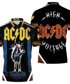 Celebrate AC/DC's classic track with a Who Made Who polo shirt featuring a unique all-over print and 3D t-shirt design.