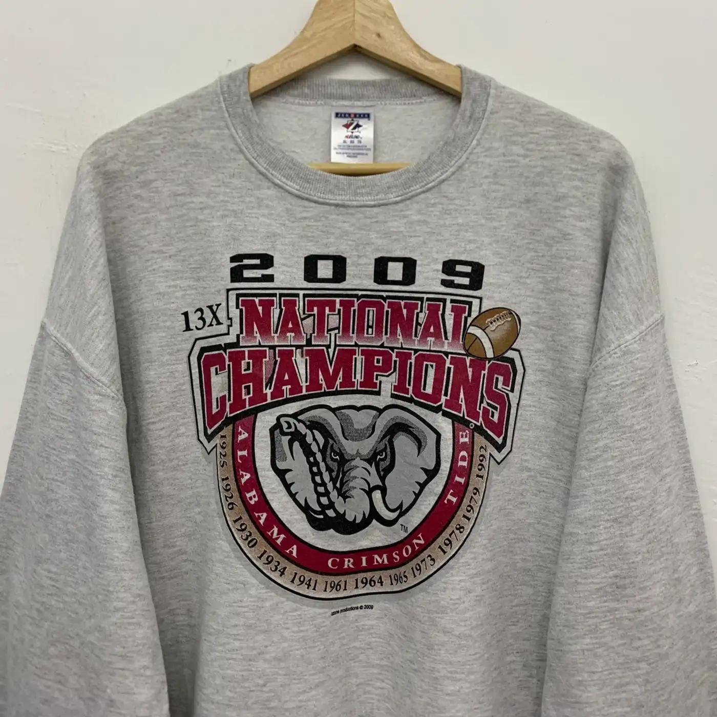 Celebrate Alabama Crimson Tide'S Ncaa National Championship With Gear - T-Shirt, Sweatshirt, Hoodie