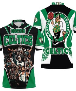 Celebrate Boston Celtics Champions with Paul Pierce 34 3D All Over Print Polo Shirt