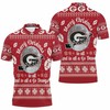 Celebrate Christmas with this Georgia Bulldogs Jersey Polo Shirt in 3D Print