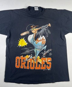 Celebrate Dl Hall'S Mlb Debut With This Baltimore Orioles T-Shirt From 1991