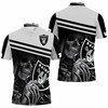 Celebrate Halloween with Oakland Raiders Skull Maiden Fan Jersey 3D All Over Print Polo Shirt - Unique and Comfortable